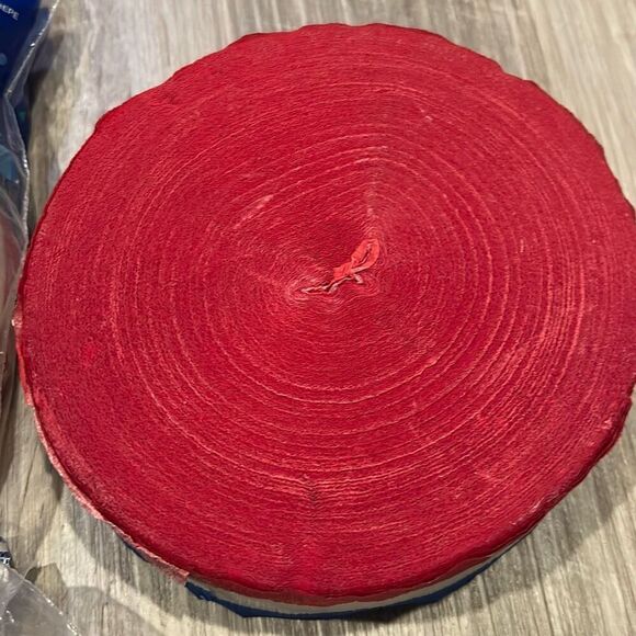 Vintage five pieces red white and blue patriotic streamers crêpe - Picture 4 of 4